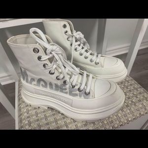 Women’s McQueen Graffiti Tread Slick Boot